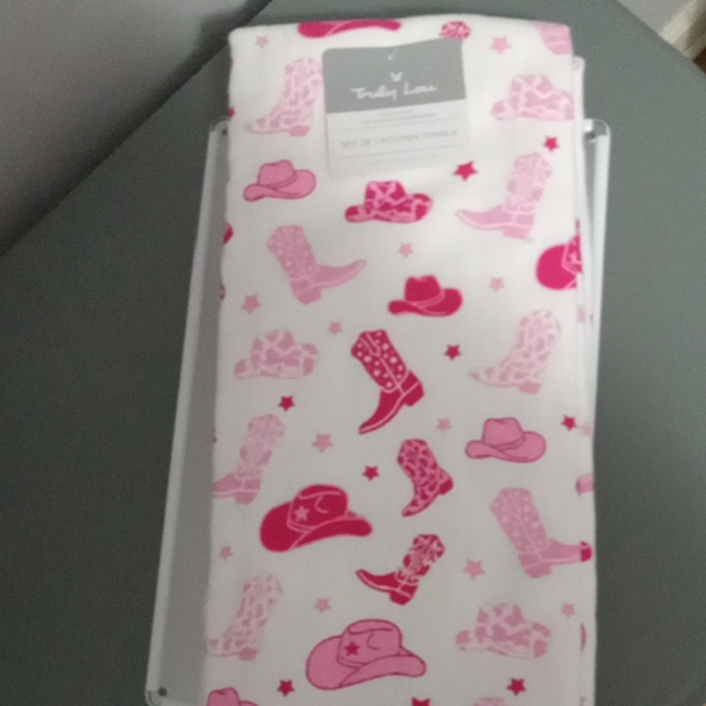 Set Of 3 Western Theme Kitchen Towels  🩷🩷🩷